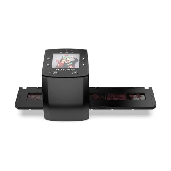 135 Film Negative Scanner Slide Viewer, Converts 35mm Film Negatives & Slides to Digital JPEG Images, 2.4 LCD Screen, with Quick Slide Holder - Image 5