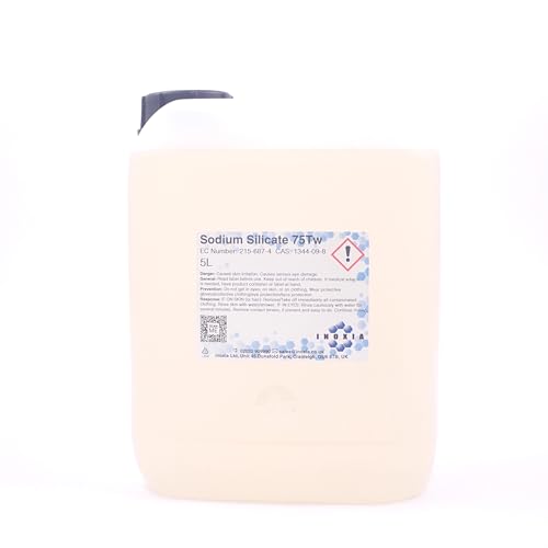 Silice de sodium 75Tw Inoxia silicate liquide mineral ignifugeant 5L