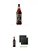 Produktbild Arehucas Ron Miel mit Honig Kanarische Inseln Spanien 0,7 Liter + Arehucas Ron Miel mit Honig Kanarische Inseln Spanien 0,7 Liter + Schiefer Glasuntersetzer eckig ca. 9,5 cm Ø 2 Stück