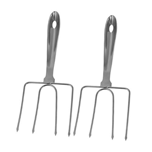 Ciieeo Turkey Fork Set Roast Turkey Lifter Chicken Skewers Outdoor Grilling Tool