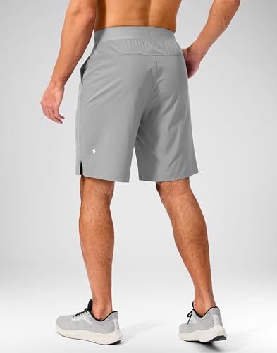 Image of Soothfeel Men's Running Shorts with Zipper Pockets 9 inch / 7 inch / 5 inch Quick Dry Eight Basketball Gym Workout Athletic Shorts