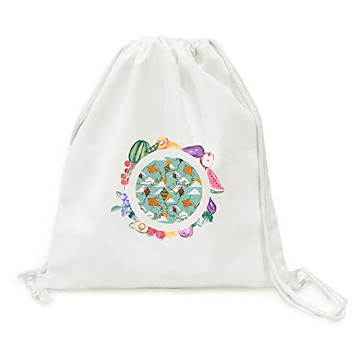 Sac en tissu pliable de marché imprimé cerf-volant pour des courses écoresponsables