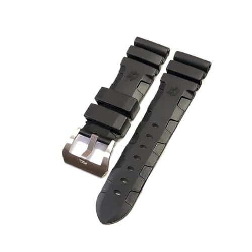 Bracelet Panerai Submersible étanche en silicone souple flexible 24mm 26mm