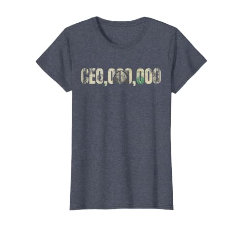 Entrepreneur CEO,000,000 Millionaire Businessman CEO T-Shirt T-Shirt, Women, Heather Blue, 3X-Large