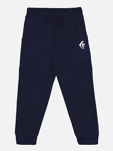 Image of Boys Solid Fleece Full Sleeve Zip Front Open Hooded Sweatshirt With Track Pant Set