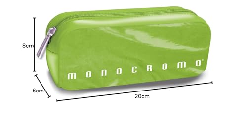 Pigna Pencil Case Monokromo Effect Green, Piccolo - Image 3