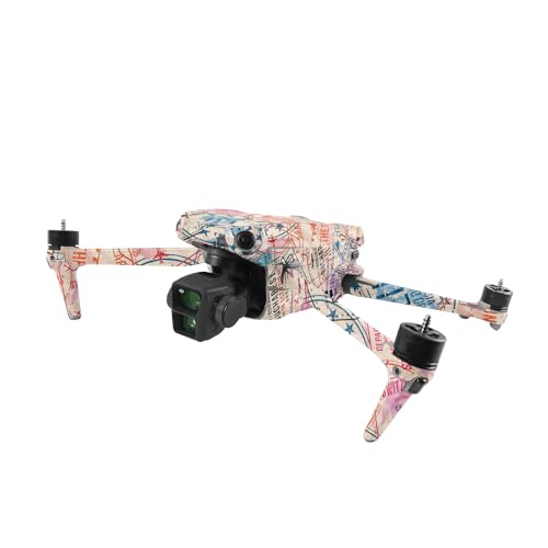 Image of MightySkins Carbon Fiber Skin Compatible with DJI Air 3 - Ive Been Everywhere | Protective, Durable Textured Carbon Fiber Finish | Easy to Apply