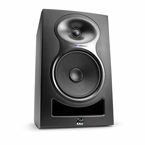 Image of Kali Audio LP-6 V2 6.5-inch Powered Studio Wired Monitor with 1 inch Soft-Dome Tweeter, 3-D Imaging Waveguide, Low-Noise Port Tube, Boundary EQ, and LF /HF Trims - Black (Single)