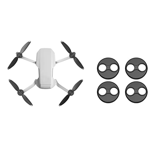 Mavic Mini 3 Pro Motorkappe Aluminium Schutzhülle für DJI Mini 3 Pro Drohne Zubehör Staubdicht Wasserdicht Gehäuse Schutzschutz Set von 4 Stück (schwarz) Cover
