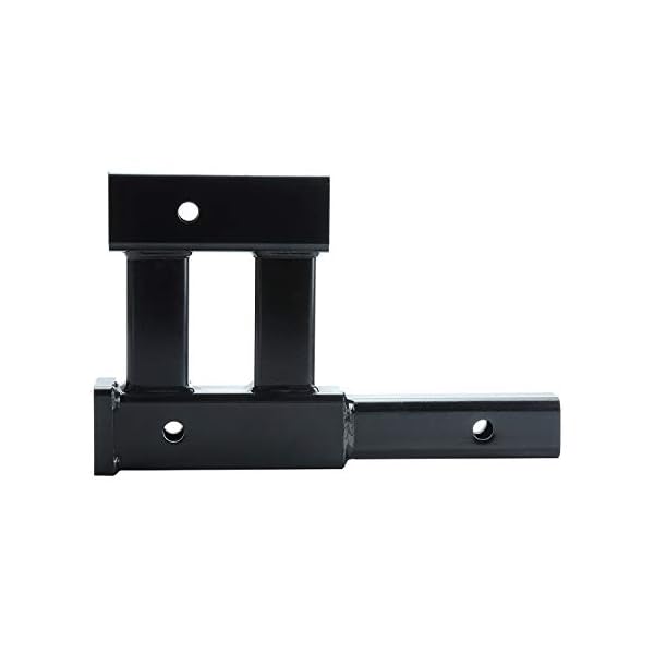 HiTow Dual Hitch Receiver Extension Adapter Trailer Towing Extender ...