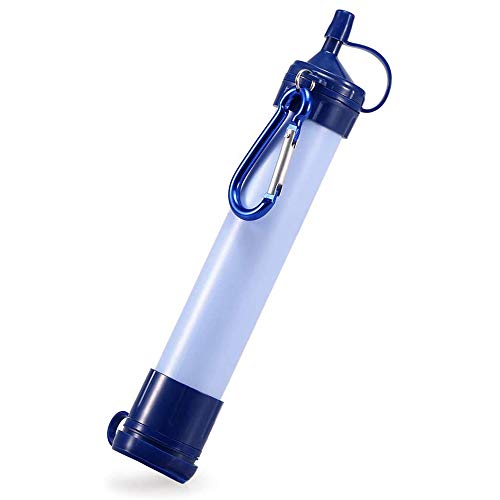 Purificador de bebida, Andoer Canudo de filtro de água e kit de limpeza Sistema de filtragem de água