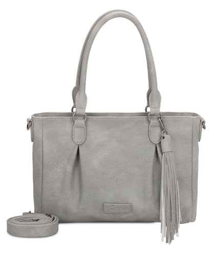 Sac à épaule bandoulière Radix Pony texture Pebbles gris au design grainé unique