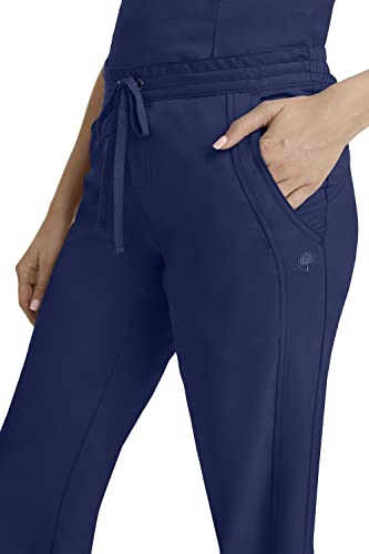 Healing Hands Scrub Pants For Women 2 Pocket Elastic Back Drawstring Pant Purple Label 9095 Taylor Navy M #TOP3