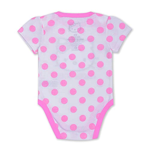 Hello Kitty Baby Girl 3 Pack Bodysuits For Newborn And Infant - Pink/Grey #TOP5