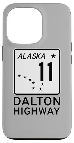 DALTON HIGHWAY ALASKA ROUTE 11 ���H�W�� ALASKAN HIGHWAY �X�}�z�P�[�X iPhone 13 Pro �p