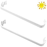 240534901 & 240534701 Refrigerator Door Shelf Bar Rail, Door Shelf Retainer Bar. Compatible with Frigidaire, Kenmore, Westinghouse, Crosley