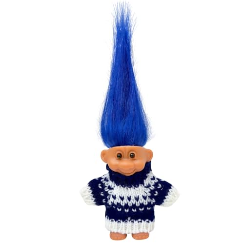 Yintlilocn 3.1 Retro Vintage Lucky Troll Dolls Action Figures
