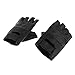 Produktbild SunniMix Herren Ungefüttert Leder Handschuhe Finger Half Finger Handschuhe Biker Motorrad Fahren Reiten Radfahren Schießen Tactical