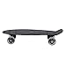 JUSTWEIXING Skateboard Doppio Rocker Board Maple 4 Ruote Adolescente Adulto Figure Skating Street 3 Colori Doppio su Board Colori Glassato Monopattino (Color : Black Flashing Wheel)