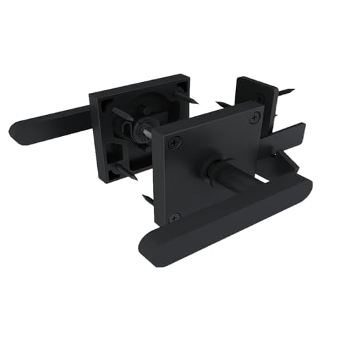 Verrou de portail double face installation facile sans perçage complexe