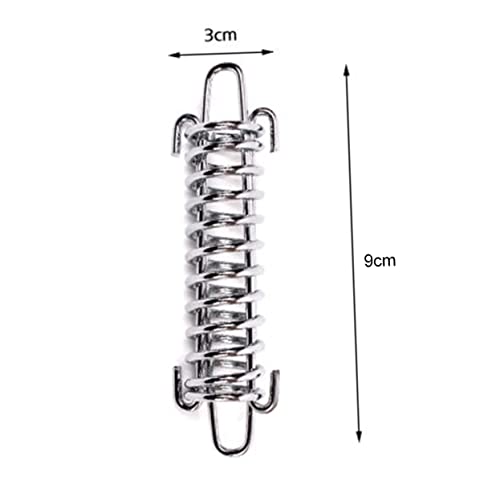 BRIGHTFUFU 5pcs High Strength Steel Tent Wind Spring Buckles Durable Wind Rope Buckle for Outdoor Camping Fixed Spring Hook for Tents and Awnings - Image 3