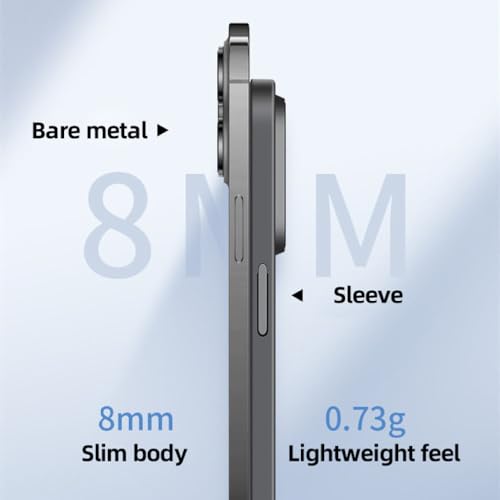 Coque magnétique iPhone 13 Pro protège objectif et chargeur sans fil bleu - 5