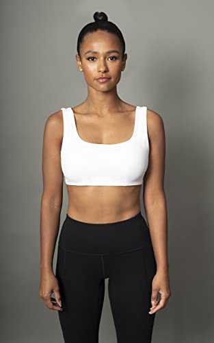 Tonatti Sutiã esportivo ajustável aberto nas costas (PP-GG) Sexy Bonito Sutiã esportivo sem costas p