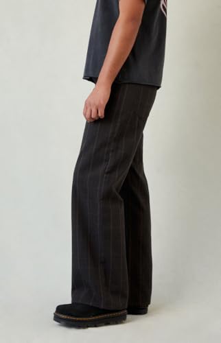 PacSun Men's Dark Plaid Extreme Baggy Pants2