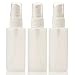 2oz Plastic Spray Bottles with Fine Mist Sprayer (3pk) FDA APPROVED Non Toxic, BPA Free MADE IN USA Travel Accessories Bottles