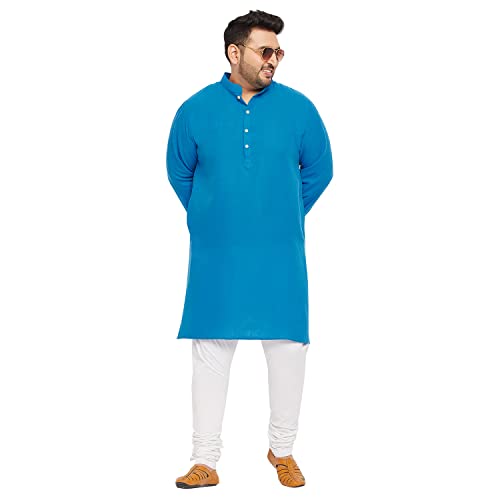 Image of Bigbanana Plus Size Men Regular Fit Kurta