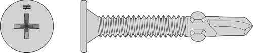 Simpson Strong-Tie tornillos autoperforantes #10 x 1-7/16, 100 unidades miniatura 5