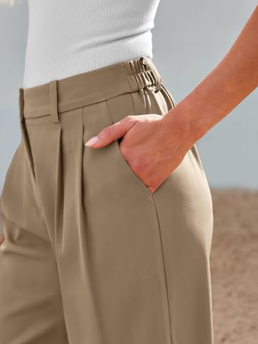 Image of LILLUSORY Womens Wide Leg Dress Work Flowy Pants Business Casual Outfits | 2026 Trousers, Dressy Slacks, High Waisted Palazzo, Professional Office Interview Clothes, Travel Wear