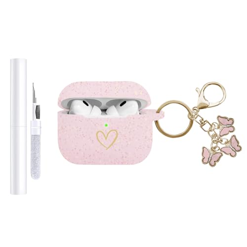 AIIEKZ AirPods Pro 3 P[XJo[ 2025NΉ \tgVRP[X S[hn[gp^[ AirPods Pro 3P[X 킢o^tCL[`F[t K[Y fB[X ([YS[h)