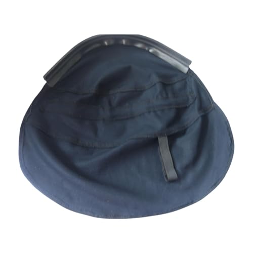 Milageto Welding Helmet Cover Practical Reliable Durability Convenient Washable Lightweight Reusable Comfortable Neck Protection Hood, Dark Blue