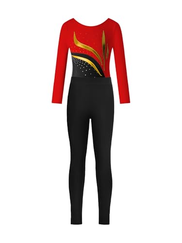 Body de danse classique et pantalon long de gym pour fille renvena
