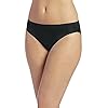 Jockey-Womens-No-Panty-Line-Promise-Tactel-Bikini Jockey Women's Underwear No Panty Line Promise Tactel Bikini, Black, 8