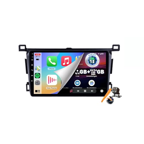 Autoradio 2 Din Android 15 pour RAV4 2016-2018 avec écran tactile 9 pouces Y600S