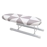 Oedema Mini Ironing Board 10.2" Portable Folding Ironing Board Cloth Cover for Collar Cuff Shoulder Corner (Style 3)