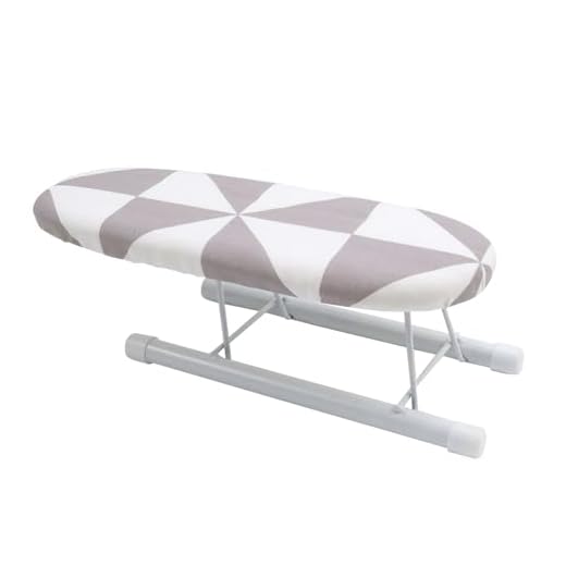 Oedema Mini Ironing Board 10.2" Portable Folding Ironing Board Cloth Cover for Collar Cuff Shoulder Corner (Style 3)