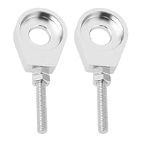 eMagTech 2 Stück Silberner Motorrad-Kettenspanner Kompatibel mit Simson S51 SR4 KR51 Schwalbe SR50
