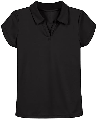 Image of Nautica Girls' Short Sleeve Performance Polo