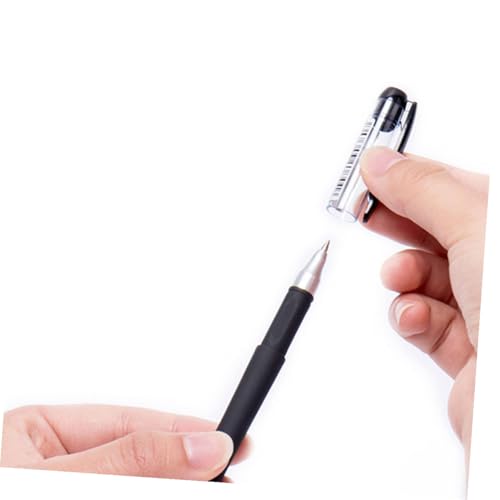 VOSAREA 20 bolígrafos de gel negros para uso escolar y oficina miniatura 4