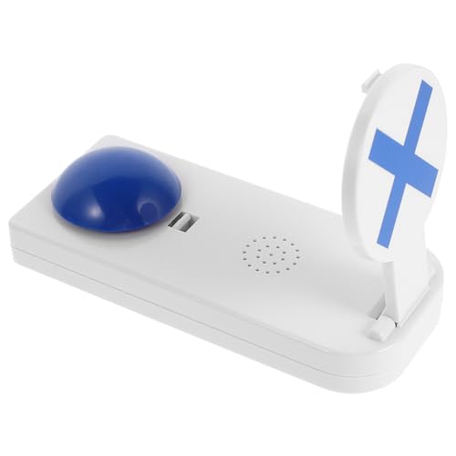 Timbre para programa de juegos y pulsador de sonido azul compacto para concursos 2