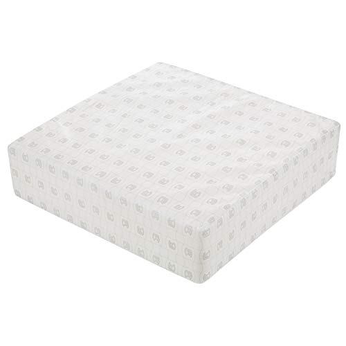 Classic Accessories Ravenna Water-Resistant 25 X 25 X 5 Inch Square Patio Seat Cushion Slip Cover & Foam, Mushroom, Lounge Chair Cushion #TOP6