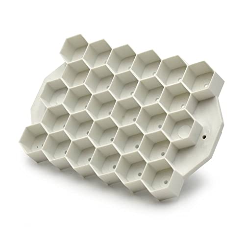 Erretre srl Stampo per Pane Tartaruga Esagonale da 14x11 cm con Impugnatura Professionale