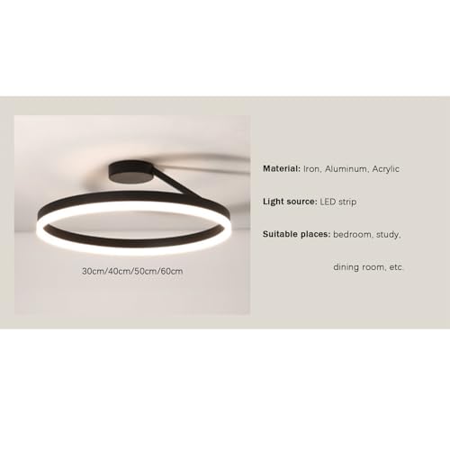Plafonnier LED dimmable 2700K-6500K pour éclairage de chambre