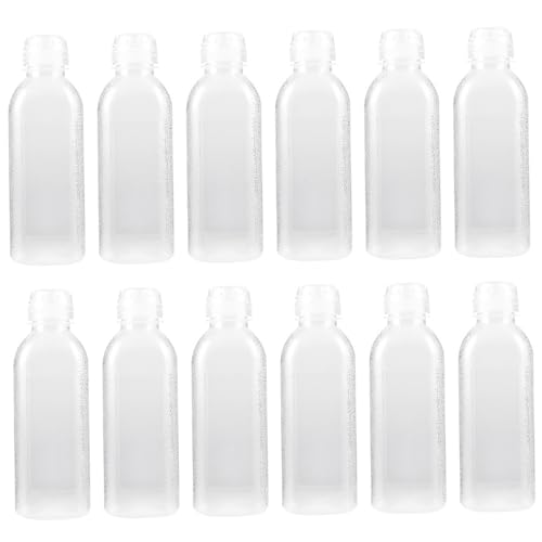 Takingup Bottiglie per condimenti da spremere 12 Bottiglie da 500 ml per Trasparente con Tappo Flip Top per Olio da Campeggio, Barbecue, Cucina - Condiment Squeeze
