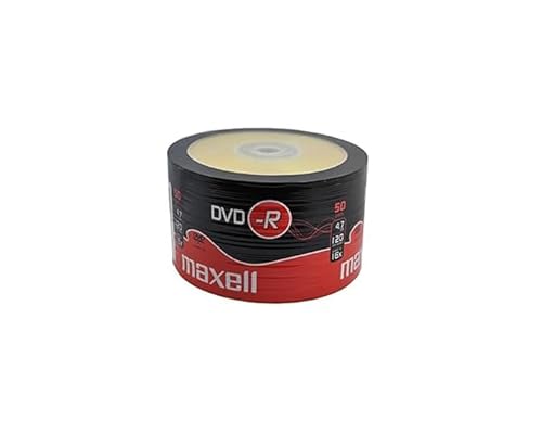 MAXELL DVD-R Blank Recordable Digital Disc DVDR 4.7GB 16x SPEED 120mins 50 Pk x2