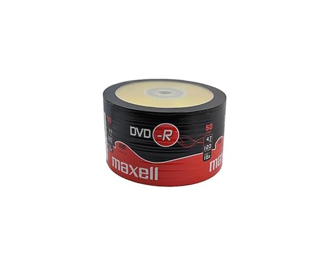 MAXELL DVD-R Blank Recordable Digital Disc DVDR 4.7GB 16x SPEED 120mins 50 Pk x2