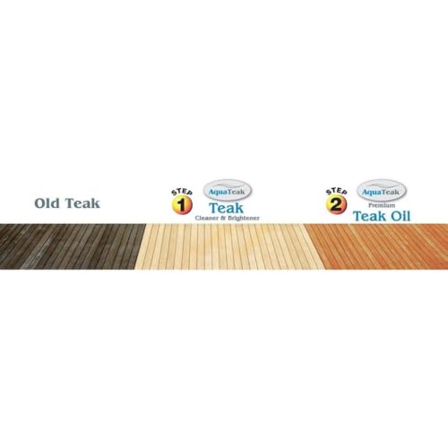 Image of AquaTeak Teak Cleaner & Brightener for Indoor & Outdoor Furniture, 16 oz